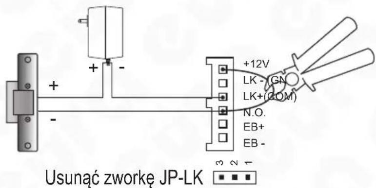 Eura VMA-27A5 - SCHEMATY PODŁĄCZENIA RYGLA - 4