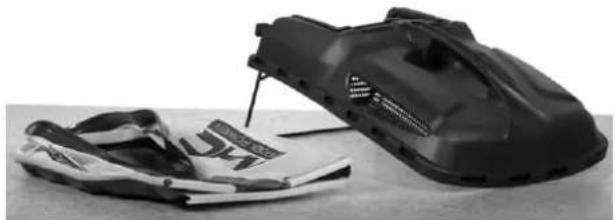 NAC LS55-196L-EC-SB - Montaż kosza na trawę - 1