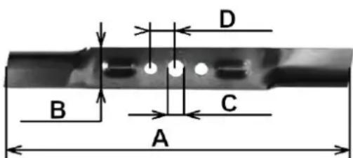 NAC TC-LS51-166L-SB - Najważniejsze parametry noża: - 1