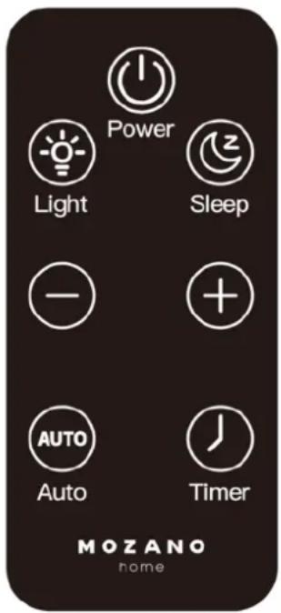 Power Light Sleep - + AUTO Auto Timer MOZANO home