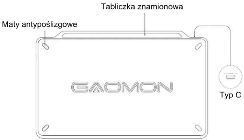 Maty antypoślizgowe Tabliczka znamionowa GAOMON Typ C
