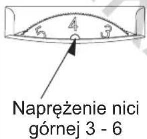 Napreżenie nici górnej 3 - 6