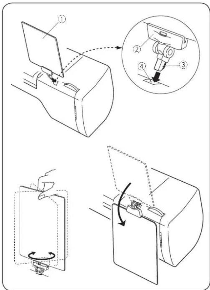 JANOME 5270QDC - Podłączanie podnośnika kolanowego - 1