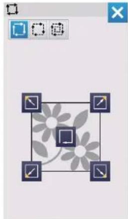 JANOME Artistic Digitizer Jr - Przycisk sekcji koloru - 2