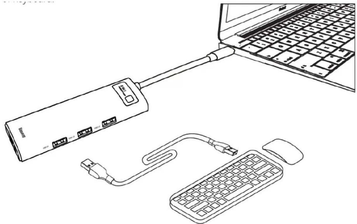 Baseus Metal Gleam CAHUB-CV0G - Instrukcja używania zewnętrznego dysku twardego - 3
