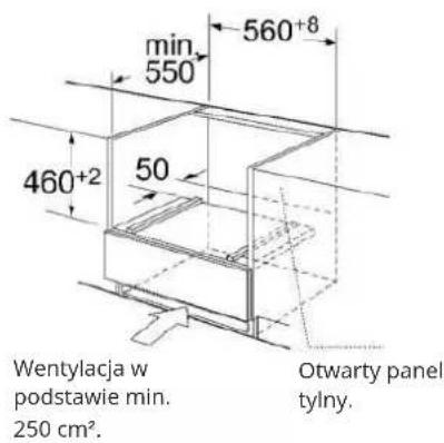 Berg BGOVM16B - Wymiary instalacyjne - 2