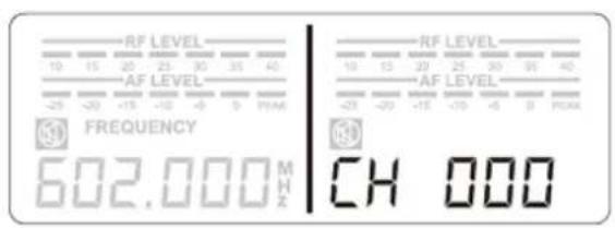RF LEVEL 10 15 20 25 30 35 40 AF LEVEL -29 -20 -15 -10 -6 0 POM FREQUENCY 602,000 MHz RF LEVEL 10 15 20 25 30 35 40 AF LEVEL -29 -20 -15 -10 -6 0 POM CH 000