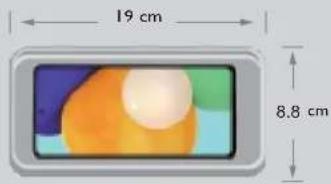19 cm 8.8 cm