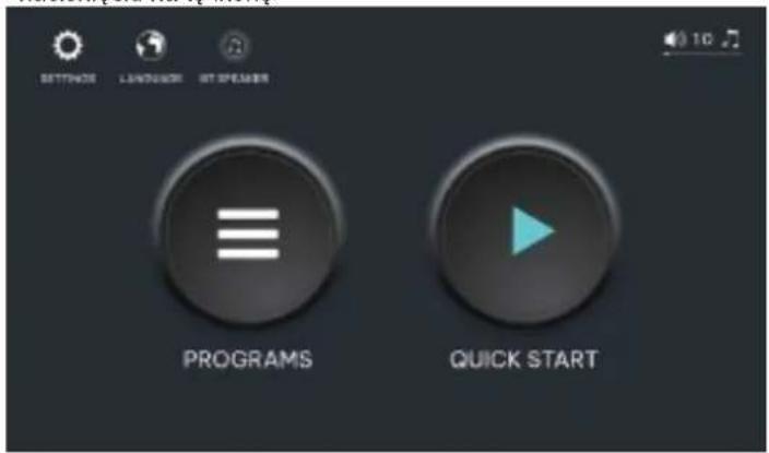 SETTINGS LANGUAGES ST SPEAKER PROGRAMS QUICK START