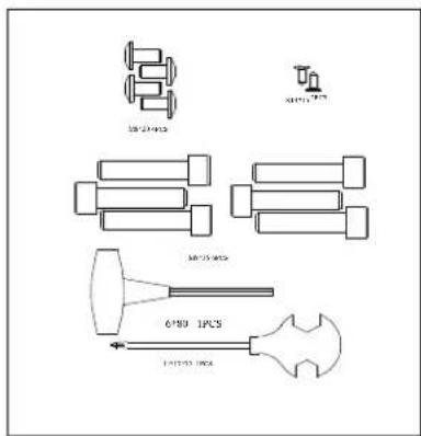 30°24'15"3 30°25'15"3 6*80 1PCS 1*11*53 1PCS