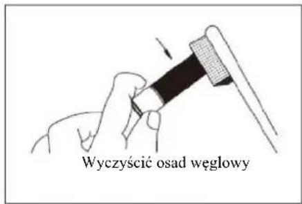 Wyczyścić osad węglowy