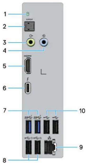 DELL Tower Plus EBT2250 - Panel tylny - 1