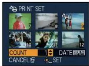 PANASONIC Lumix DMC-FT1EG-G - Select [PRINT SET] on the [PLAYBACK] mode menu. (P25) - 5