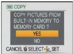 PANASONIC Lumix DMC-FT1EG-G - Press ▲ to select [YES], and then press [MENU/SET]. - 1
