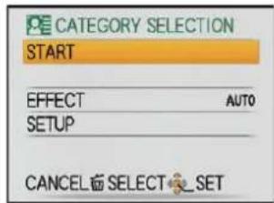 PANASONIC Lumix DMC-FT1EG-G - Press ▲ to select [START] and then press [MENU/SET]. - 1