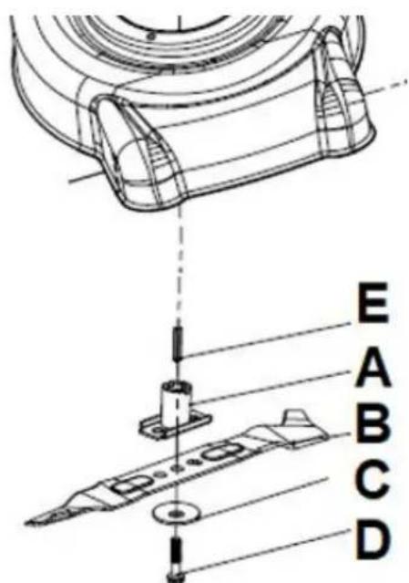 E A B C D