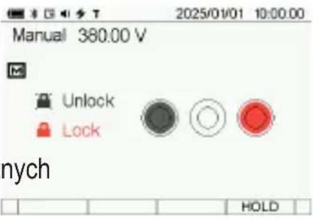 Manual 380.00 V Unlock Lock mych HOLD