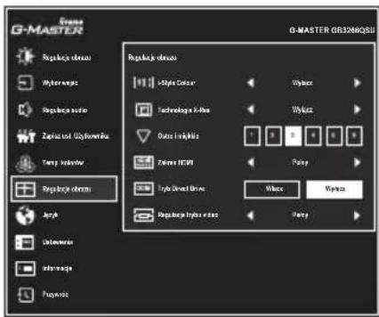 IIYAMA G-MASTER GB3266QSU-B1 - Regulacje obrazu Image Adjust - 1
