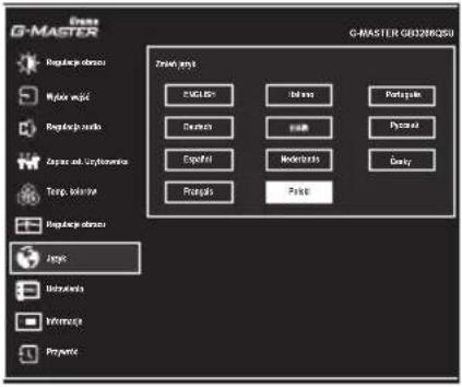 IIYAMA G-MASTER GB3266QSU-B1 - Język Language - 1