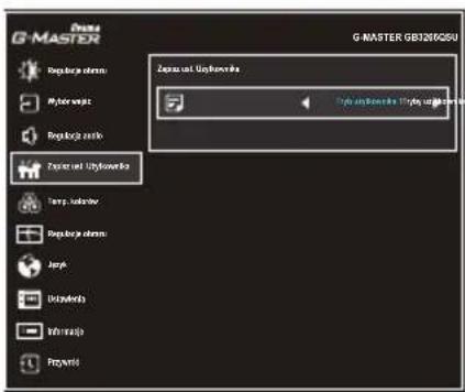 IIYAMA G-MASTER GB3266QSU-B1 - Zapisz ust. Użytkownika Store User Setting - 1