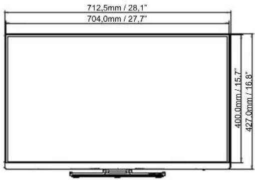 IIYAMA G-MASTER GB3266QSU-B1 - WYMIARY - 1