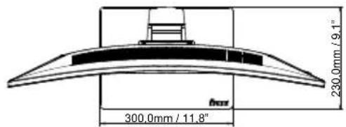 IIYAMA G-MASTER GB3266QSU-B1 - WYMIARY - 3