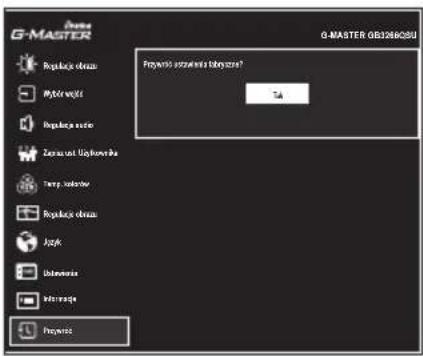 IIYAMA G-MASTER GB3266QSU-B1 - Przywróć Reset - 1