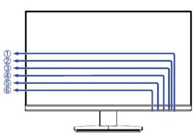 IIYAMA ProLite XU2793HS-B4 - ELEMENTY STERUJĄCE I ZŁĄCZA : ProLite XU2793HSU / ProLite XU2793HS - 1