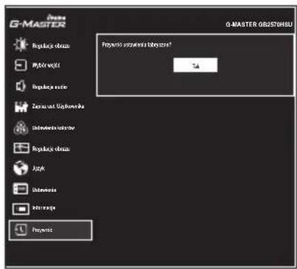 IIYAMA G-Master GB2570HSU-B1 - Przywró Reset - 1