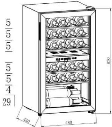 Berg BRGWA29 - Przechowywanie wina - 1