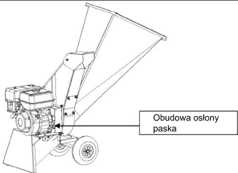 Obudowa osłony paska