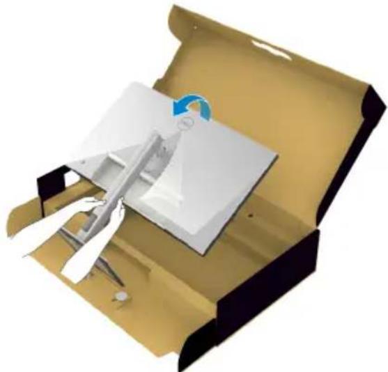 DELL UltraSharp U2724D - W celu podłączenia podstawy monitora: - 6