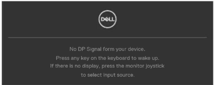 DELL UltraSharp U2724D - Komunikaty ostrzeżeń OSD - 4