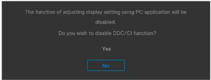DELL UltraSharp U2724D - Komunikaty ostrzeżeń OSD - 2