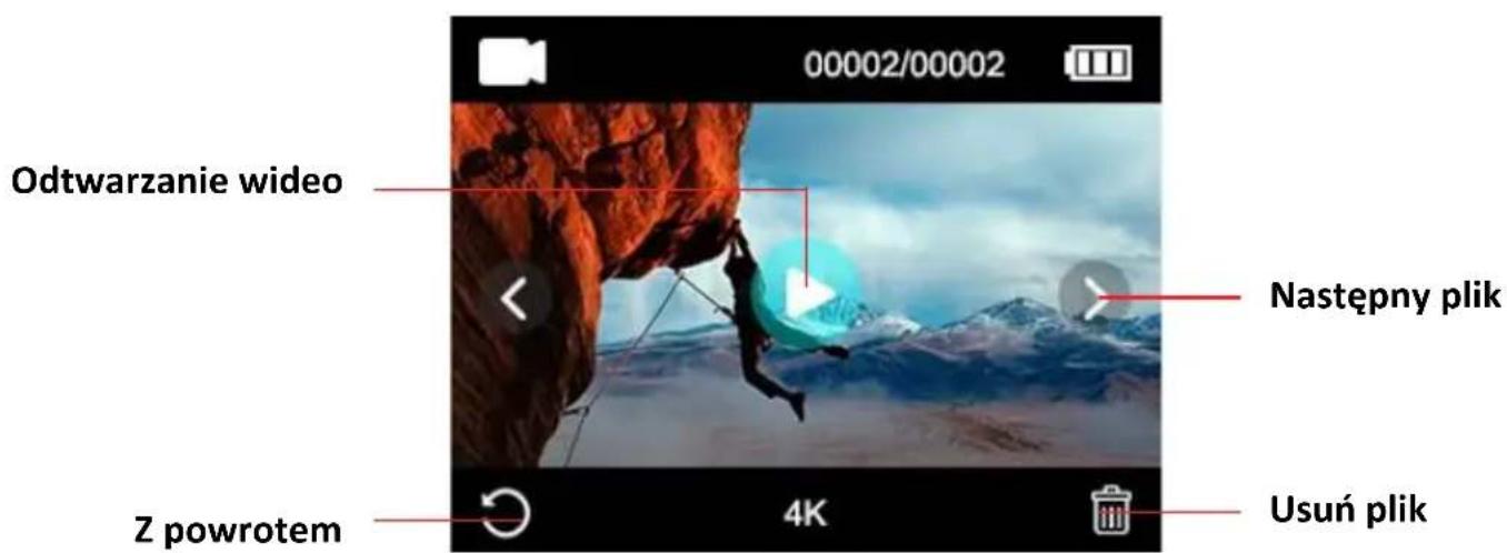 00002/00002 Odtwarzanie wideo Z powrotem 4K Następny plik Usuń plik