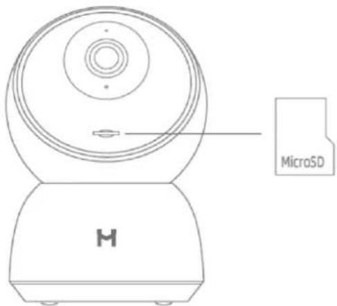 IMILAB A1 - • Instalacja karty MicroSD: - 1