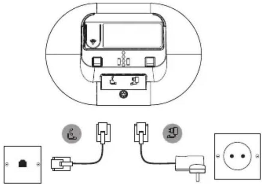 MOTOROLA E202 - Podłączanie bazy - 1