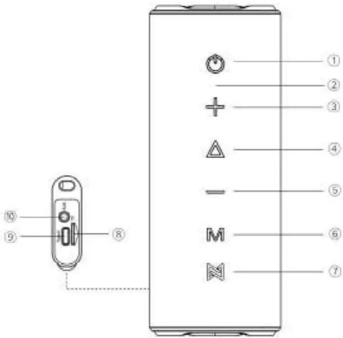 Tronsmart Mirtune C2 - Konfiguracja przycisków - 1