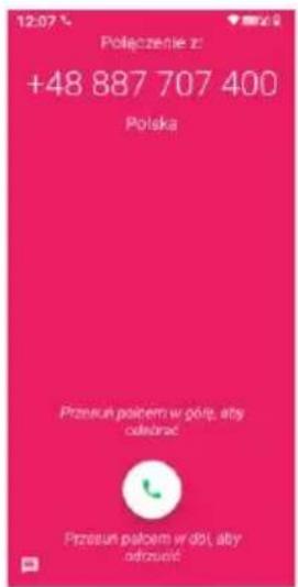 12:07 Połączenie z: +48 887 707 400 Polska Przasad palcem w gólę, aby cotężność Przasad palcem w dół, aby odzoweść