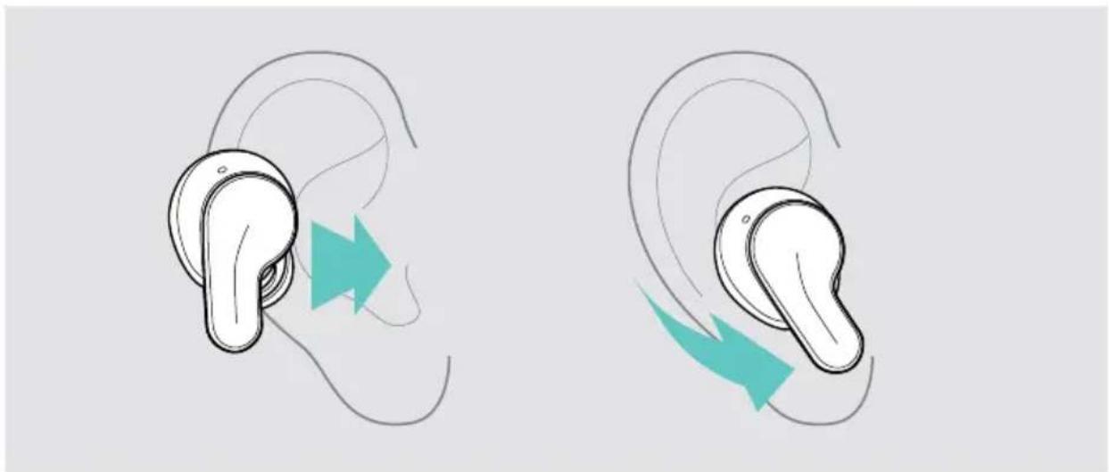 SENNHEISER ADAPT E1 - Bezpieczne umieszczenie w uszach - 1