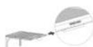 MIDEA MDRB548MIC46P - Regulacja półki Infinite - 1