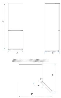 MIDEA MDRB548MIC46P - Schemat wymagań przestrzennych - 1