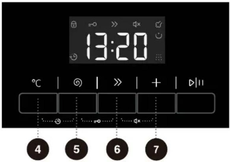 13:20 °C | | >> | + | D||| 4 5 6 7