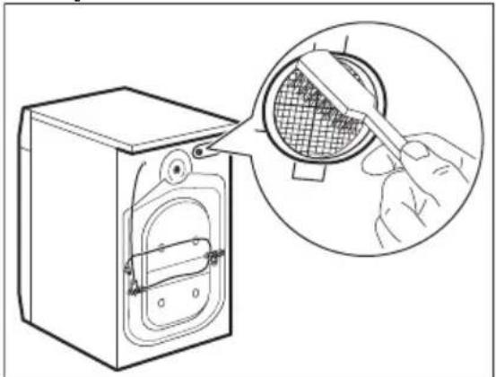 ELECTROLUX SteamCare 700 EW7FX4492PQ - Czyszczenie węży dopływowych i filtra w zaworze - 3