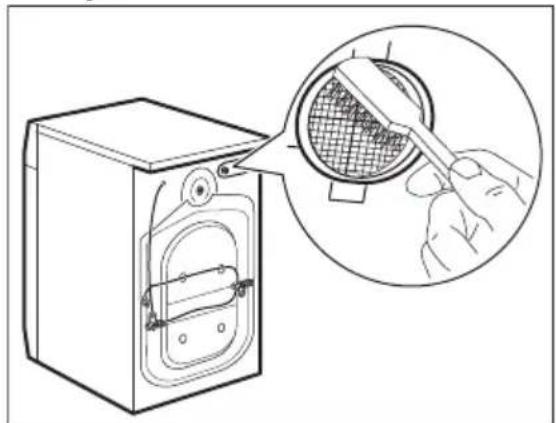 ELECTROLUX SteamCare 700 EW7F5612QP - Czyszczenie węży dopływowych i filtra w zaworze - 3