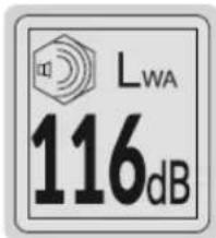 LWA 116dB