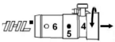 1HL 6 5 4 →