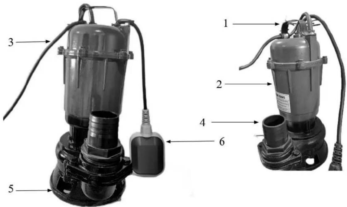 Lider BSP750 - Elementy urządzenia (budowa) - 1