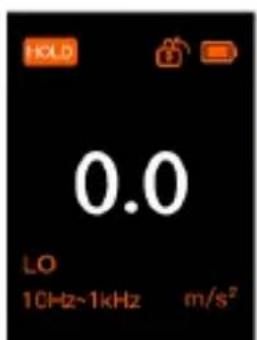 0.0 LO 1GHz~1kHz m/s²