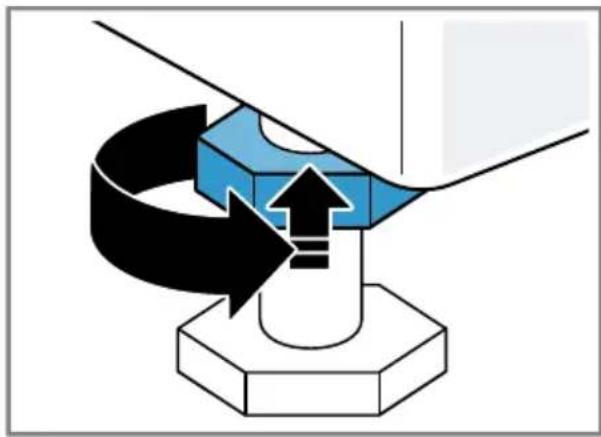 BOSCH WGG242ZRPL - Wypoziomowanie urządzenia - 3